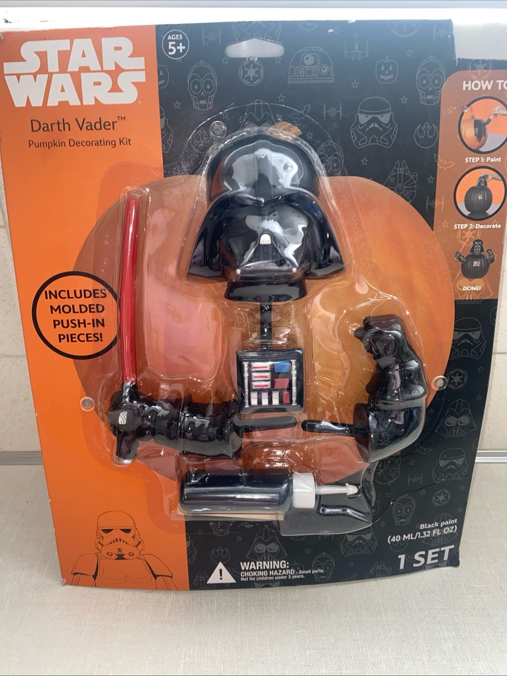 Star Wars Darth Vader Pumpkin Decorating Kit – Halloween Pumpkin Decor